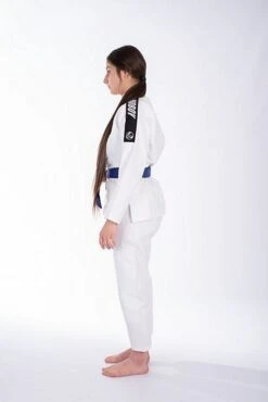 Bad Boy Focus Women BJJ Gi Bianco -Eleganza Atletica Negozio bad boy focus women bjj gi white 4