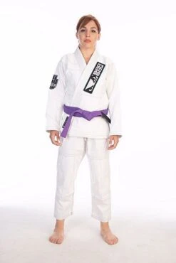 Bad Boy SAI Training Women BJJ Gi Bianco-Verde