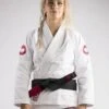 Kingz Classic 3.0 Womens Jiu Jitsu Gi Bianco -Eleganza Atletica Negozio kingz classic 30 womens jiu jitsu gi white 1