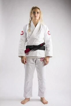 Kingz Classic 3.0 Womens Jiu Jitsu Gi Bianco -Eleganza Atletica Negozio kingz classic 30 womens jiu jitsu gi white 3