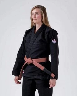 Kingz Empowered Women Jiu Jitsu Gi Nero -Eleganza Atletica Negozio kingz empowered women jiu jitsu gi black 3