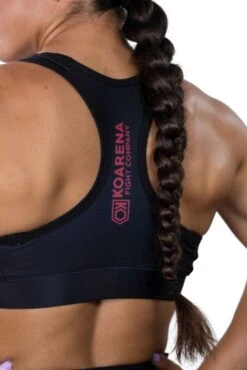 KOARENA Roses Top Woman Nero -Eleganza Atletica Negozio koarena roses top woman black 3