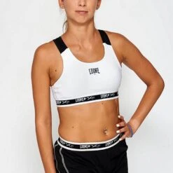 Leone 1947 Extrema IV Sports Bra Bianco -Eleganza Atletica Negozio leone 1947 extrema iv sports bra white 3