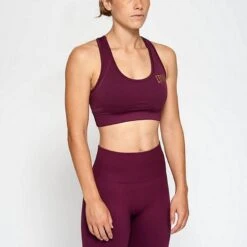 Leone 1947 Logo Sports Bra Viola -Eleganza Atletica Negozio leone 1947 logo sports bra purple 3