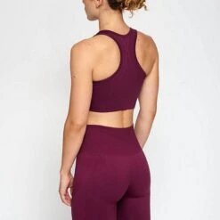 Leone 1947 Logo Sports Bra Viola -Eleganza Atletica Negozio leone 1947 logo sports bra purple 4