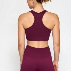 Leone 1947 Logo Sports Bra Viola -Eleganza Atletica Negozio leone 1947 logo sports bra purple 5