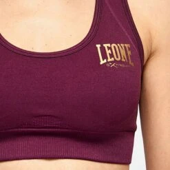Leone 1947 Logo Sports Bra Viola -Eleganza Atletica Negozio leone 1947 logo sports bra purple 6