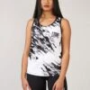 Leone 1947 Neo Camo Women Tank Top Nero-Bianco -Eleganza Atletica Negozio leone 1947 neo camo women tank top black white 1