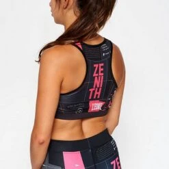 Leone 1947 Zenith Sports Bra Grigio -Eleganza Atletica Negozio leone 1947 zenith sports bra grey 4