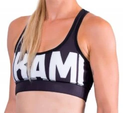 Okami Ladies Sports Bra Black & White Nero-Bianco