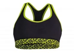Okami Ladies Sports Bra Neon Nero-Giallo