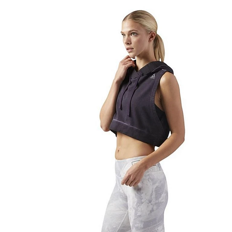 Reebok Combat Glory Hoodie Viola 3 Reebok Combat Glory Hoodie Viola