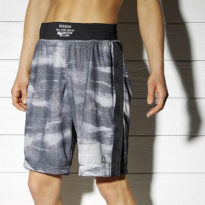 Reebok Womens Combat Prime Boxing Shorts Grigio-Bianco 3 Reebok Womens Combat Prime Boxing Shorts Grigio-Bianco