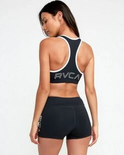 RVCA VA Takedown Sports Bra Nero-Bianco 12 RVCA VA Takedown Sports Bra Nero-Bianco -Eleganza Atletica Negozio rvca va takedown sports bra black white 4