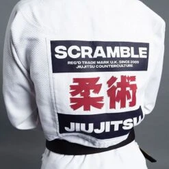 Scramble Kano Gi Female Cut Bianco -Eleganza Atletica Negozio scramble kano gi female cut white 4