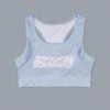 Scramble Verano Sports Bra Celeste -Eleganza Atletica Negozio scramble verano sports bra light blue 1