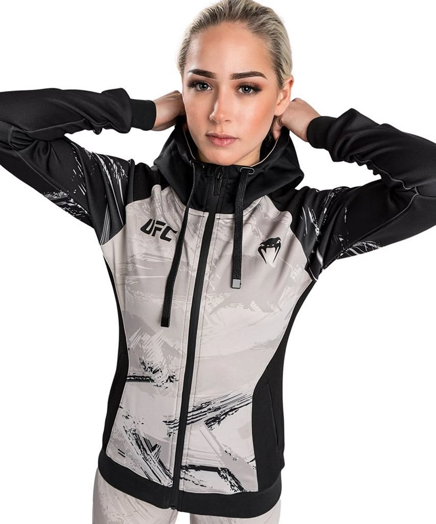 Venum Authentic Fight Week 2.0 Zip Hoodie For Women Nero-Bianco 3 Venum Authentic Fight Week 2.0 Zip Hoodie For Women Nero-Bianco