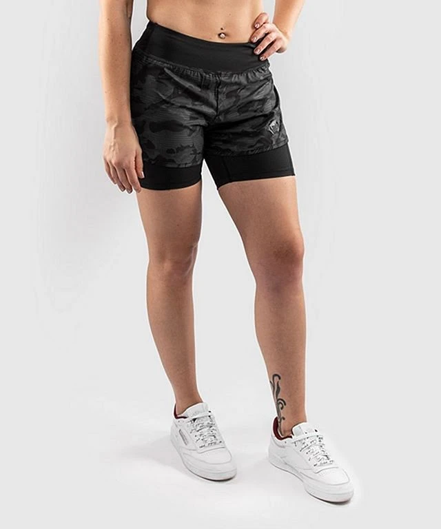 Venum Defender Hybrid Compression Short Nero-Nero 3 Venum Defender Hybrid Compression Short Nero-Nero
