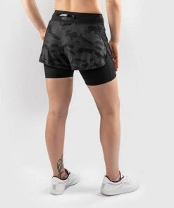 Venum Defender Hybrid Compression Short Nero-Nero 9 Venum Defender Hybrid Compression Short Nero-Nero -Eleganza Atletica Negozio venum defender hybrid compression short black black 2