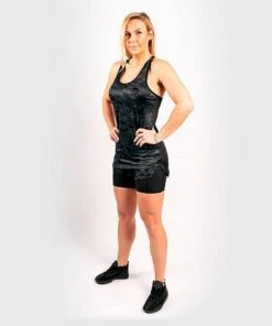 Venum Defender Tank Top Nero-Nero -Eleganza Atletica Negozio venum defender tank top black black 7