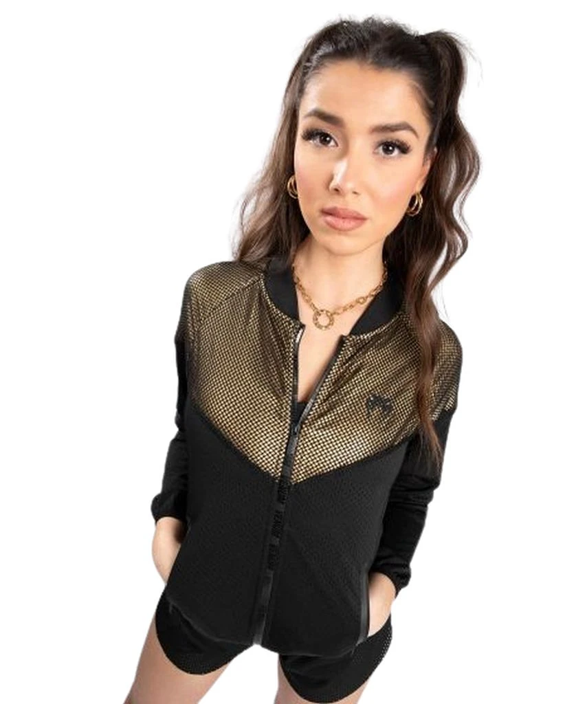 Venum Lightning Mesh Jacket - For Women Nero-Oro 4 Venum Lightning Mesh Jacket - For Women Nero-Oro - immagine 2