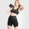 Venum Monogram Compression Shorts For Women Nero -Eleganza Atletica Negozio venum monogram compression shorts for women black 1