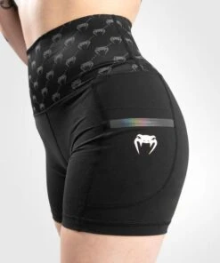 Venum Monogram Compression Shorts For Women Nero -Eleganza Atletica Negozio venum monogram compression shorts for women black 3