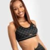 Venum Monogram Sports Bra Nero-Rosa -Eleganza Atletica Negozio venum monogram sports bra black pink 1