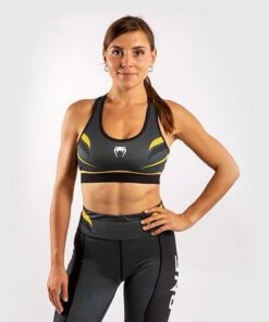 Venum ONE FC Impact Sport Bra Grigio-Giallo
