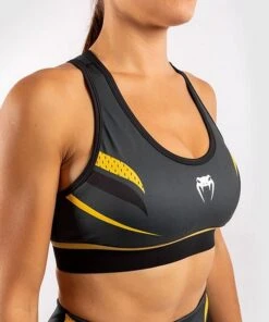 Venum ONE FC Impact Sport Bra Grigio-Giallo 12 Venum ONE FC Impact Sport Bra Grigio-Giallo -Eleganza Atletica Negozio venum one fc impact sport bra grey yellow 4
