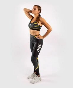 Venum ONE FC Impact Sport Bra Grigio-Giallo 15 Venum ONE FC Impact Sport Bra Grigio-Giallo -Eleganza Atletica Negozio venum one fc impact sport bra grey yellow 7
