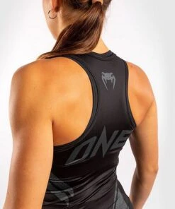 Venum ONE FC Impact Women Tank Top Nero-Nero -Eleganza Atletica Negozio venum one fc impact women tank top black black 5
