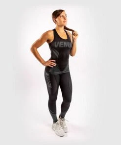 Venum ONE FC Impact Women Tank Top Nero-Nero -Eleganza Atletica Negozio venum one fc impact women tank top black black 7