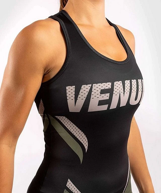 Venum ONE FC Impact Women Tank Top Nero-Verde 6 Venum ONE FC Impact Women Tank Top Nero-Verde - immagine 4