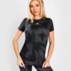 Venum Razor Dry Tech T-Shirt-Women Nero-Oro -Eleganza Atletica Negozio venum razor dry tech t shirt women black gold 1
