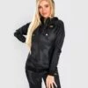 Venum Razor Hoodie - For Women Nero-Oro -Eleganza Atletica Negozio venum razor hoodie for women black gold 1