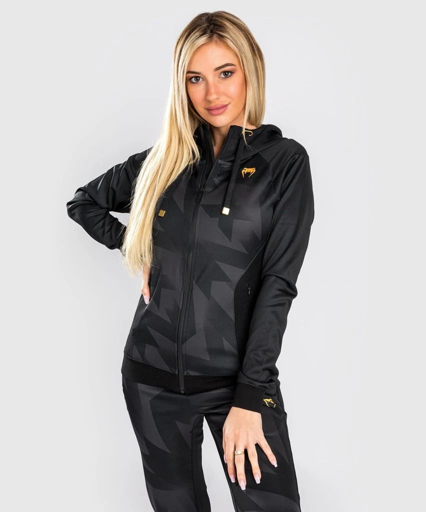 Venum Razor Hoodie - For Women Nero-Oro 3 Venum Razor Hoodie - For Women Nero-Oro