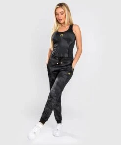 Venum Razor Joggers - For Women Nero-Oro -Eleganza Atletica Negozio venum razor joggers for women black gold 3