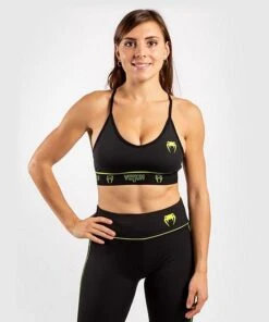 Venum Tecmo Sport Bra For Women Nero-Giallo