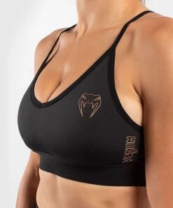 Venum Tecmo Sport Bra For Women Bronze Nero -Eleganza Atletica Negozio venum tecmo sport bra for women bronze black 3