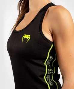 Venum Tecmo Tank Top For Women Nero-Giallo 11 Venum Tecmo Tank Top For Women Nero-Giallo -Eleganza Atletica Negozio venum tecmo tank top for women black yellow 3