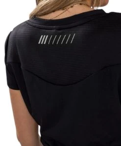 Venum Tempest 2.0 Women’s Dry Tech T-shirt Nero-Grigio -Eleganza Atletica Negozio venum tempest 20 womens dry tech t shirt black grey 3