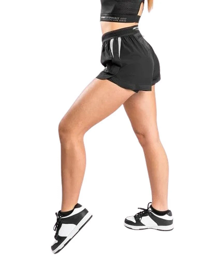 Venum Tempest 2.0 Womens Training Shorts Nero-Grigio 4 Venum Tempest 2.0 Womens Training Shorts Nero-Grigio - immagine 2
