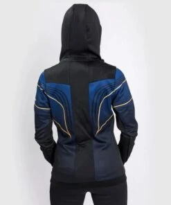 Venum Ufc Authentic Fight Night 2.0 Kit Womens Walkout Hoodie Blu-Oro -Eleganza Atletica Negozio venum ufc authentic fight night 20 kit womens walkout hoodie blue gold 3