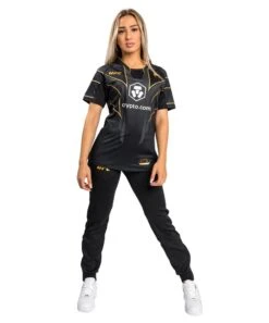 Venum UFC Authentic Fight Night 2.0 Womens Walkout Jersey Nero-Oro