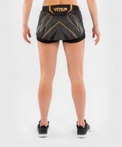 Venum UFC Authentic Fight Night Womens Short Nero-Oro 7 Venum UFC Authentic Fight Night Womens Short Nero-Oro -Eleganza Atletica Negozio venum ufc authentic fight night womens short black gold 3