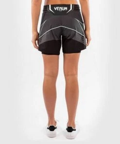 Venum UFC Authentic Fight Night Womens Shorts Long Fit Nero -Eleganza Atletica Negozio venum ufc authentic fight night womens shorts long fit black 4