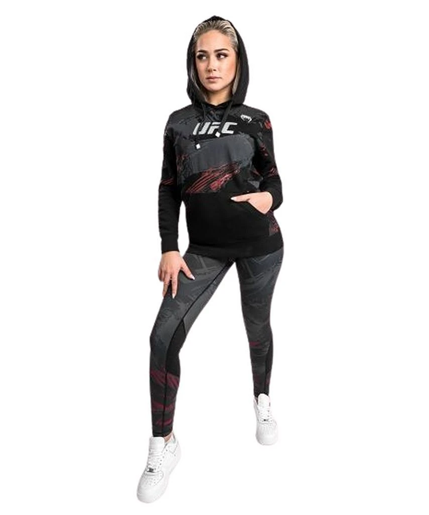 Venum UFC Authentic Fight Week 2.0 Hoodie For Women Nero-Rosso 2 Venum UFC Authentic Fight Week 2.0 Hoodie For Women Nero-Rosso