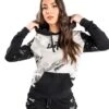 Venum UFC Authentic Fight Week 2.0 Hoodie For Women Nero-Bianco -Eleganza Atletica Negozio venum ufc authentic fight week 20 hoodie for women black white 1