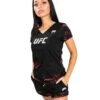 Venum UFC Authentic Fight Week 2.0 T-Shirt For Women Nero-Rosso -Eleganza Atletica Negozio venum ufc authentic fight week 20 t shirt for women black red 1